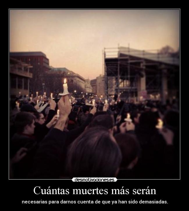 carteles memoria victimas matanza connecticut imagina mundo mejor desmotivaciones