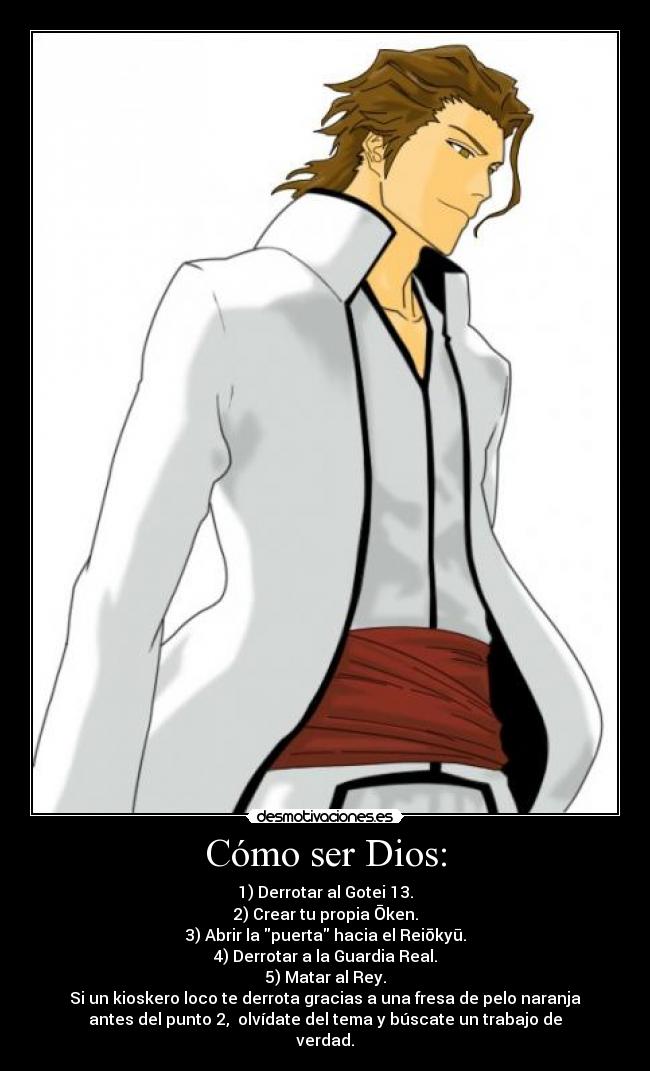 Cómo ser Dios: -