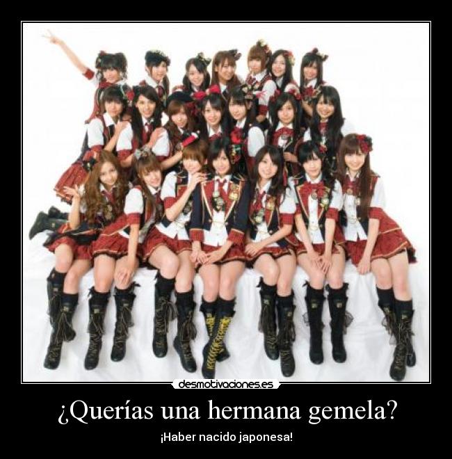 ¿Querías una hermana gemela? - ¡Haber nacido japonesa!