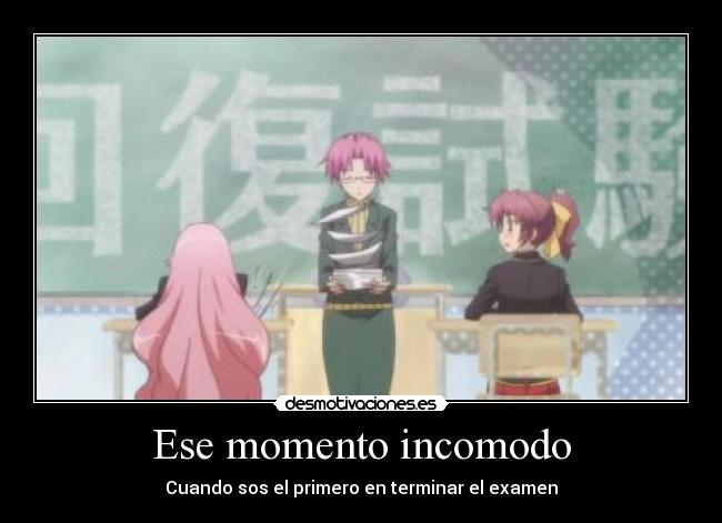 Ese momento incomodo -
