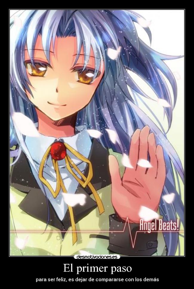 El primer paso - para ser feliz, es dejar de compararse con los demás