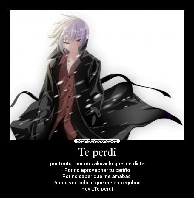 Te perdí - 