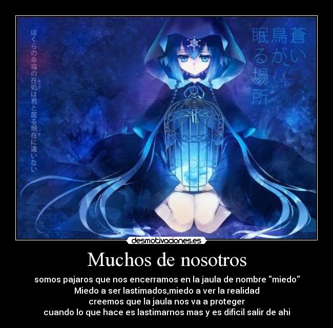 carteles vocaloid aoki lapiz miedo anime desmotivaciones
