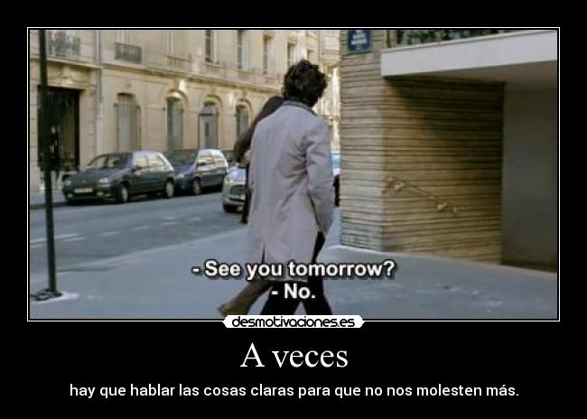 A veces -
