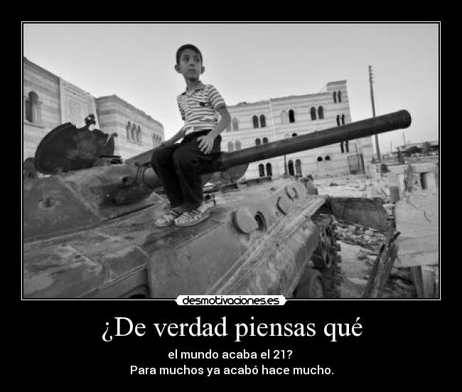 ¿De verdad piensas qué - 