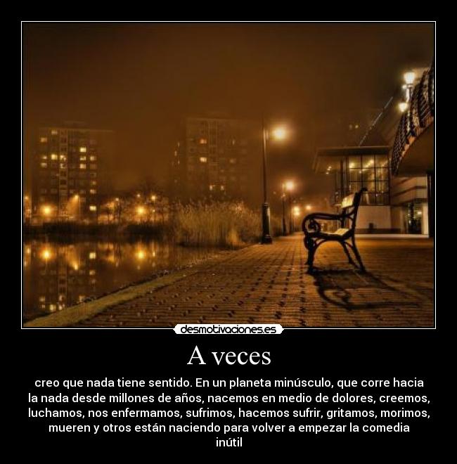 A veces -
