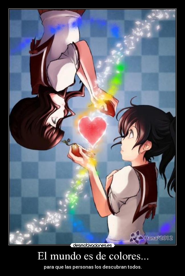 El mundo es de colores... -
