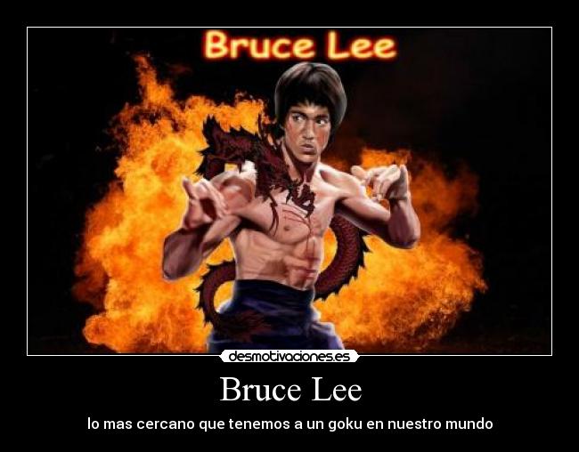 Bruce Lee - lo mas cercano que tenemos a un goku en nuestro mundo