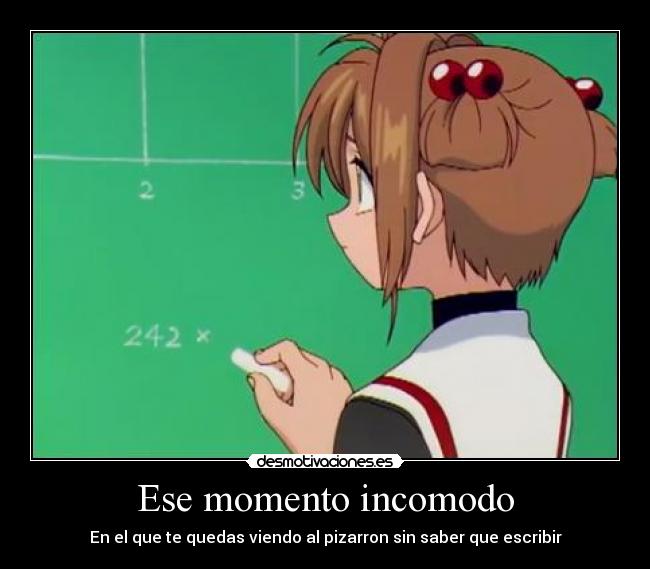 Ese momento incomodo - 