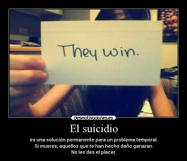 El suicidio -