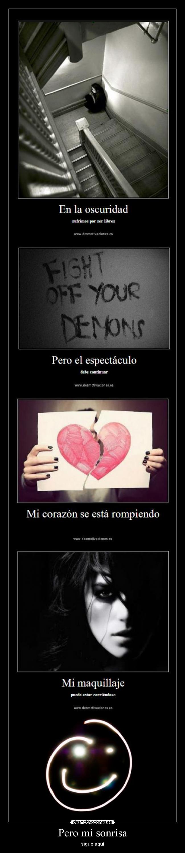 Pero mi sonrisa - sigue aquí