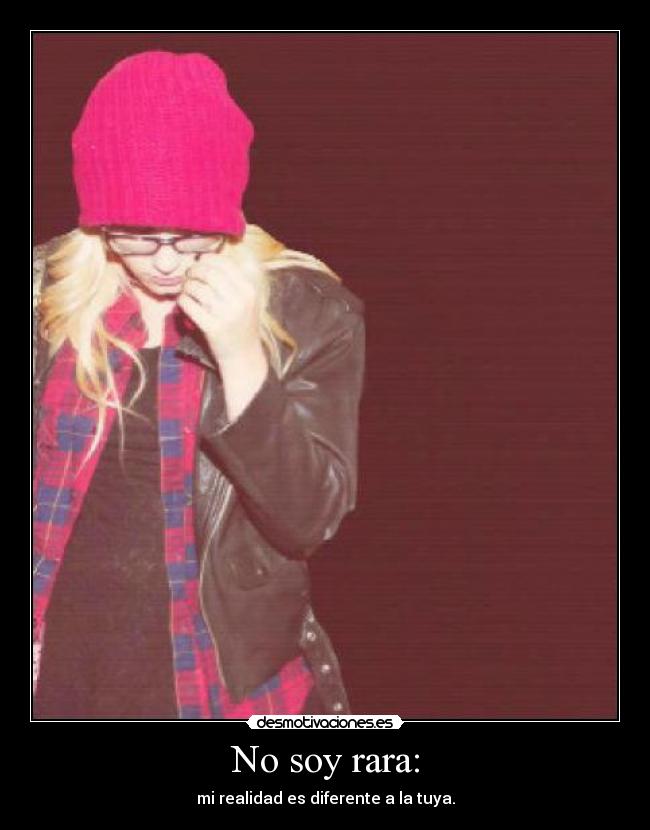 No soy rara: -