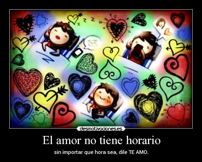 El amor no tiene horario -