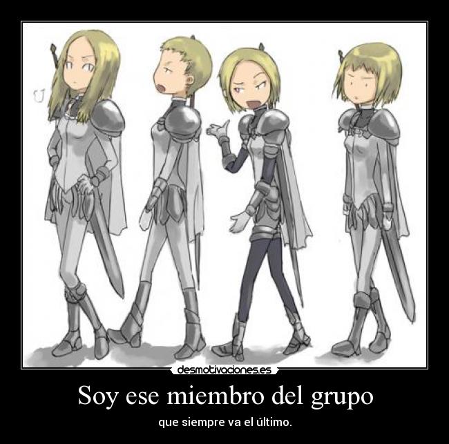 Soy ese miembro del grupo -
