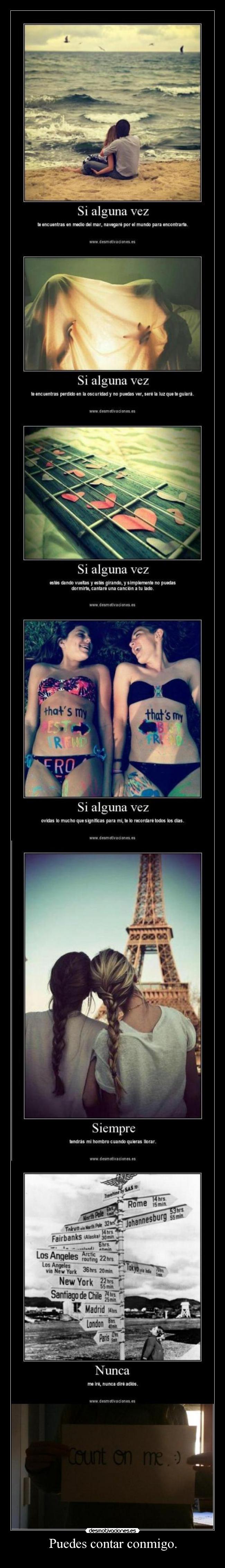 Puedes contar conmigo. - 