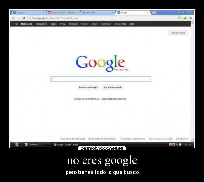 no eres google - 