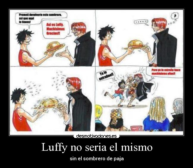 carteles luffy seria mismo desmotivaciones