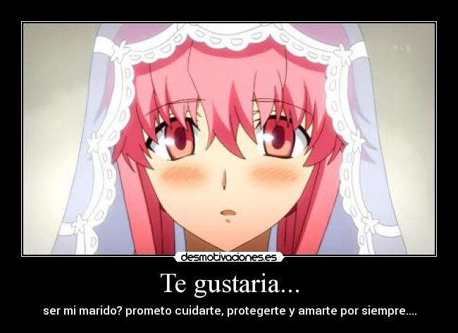 carteles mirai nikki yuno gasai yandere echos reales mujeres asesinas locas desmotivaciones