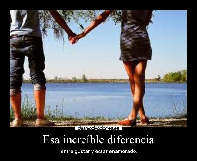 Esa increíble diferencia -