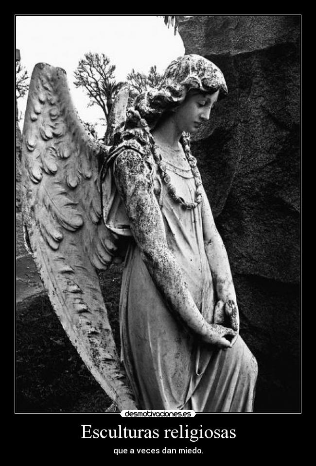 Esculturas religiosas - que a veces dan miedo.