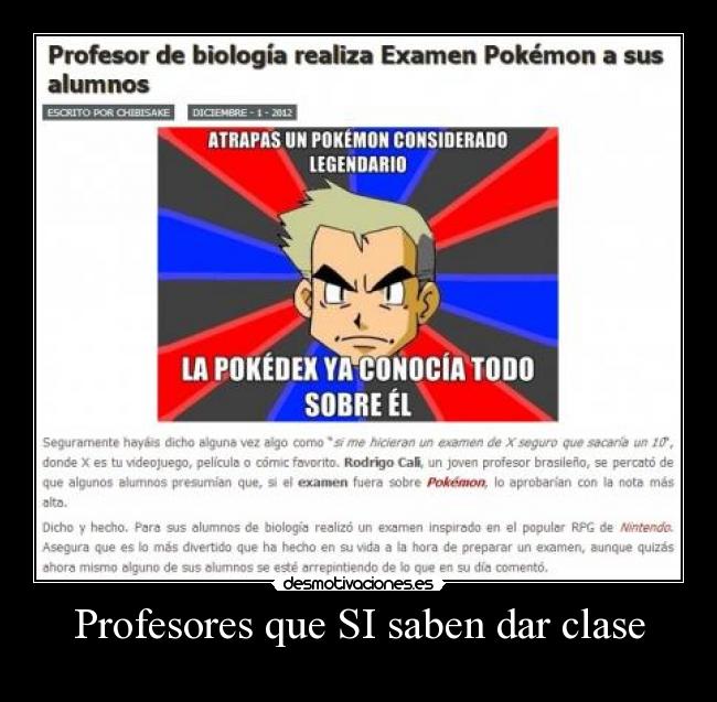 Profesores que SI saben dar clase - 