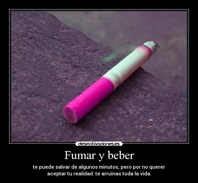 Fumar y beber - 