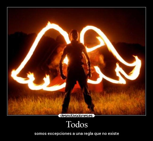 Todos - somos excepciones a una regla que no existe