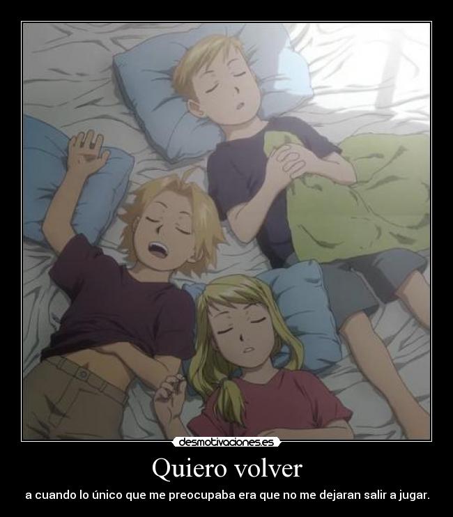 carteles anime infancia ttott quiero ser chiquito desmotivaciones