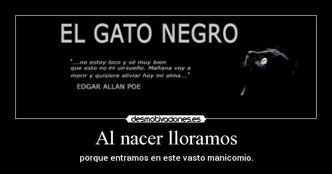 Al nacer lloramos - 