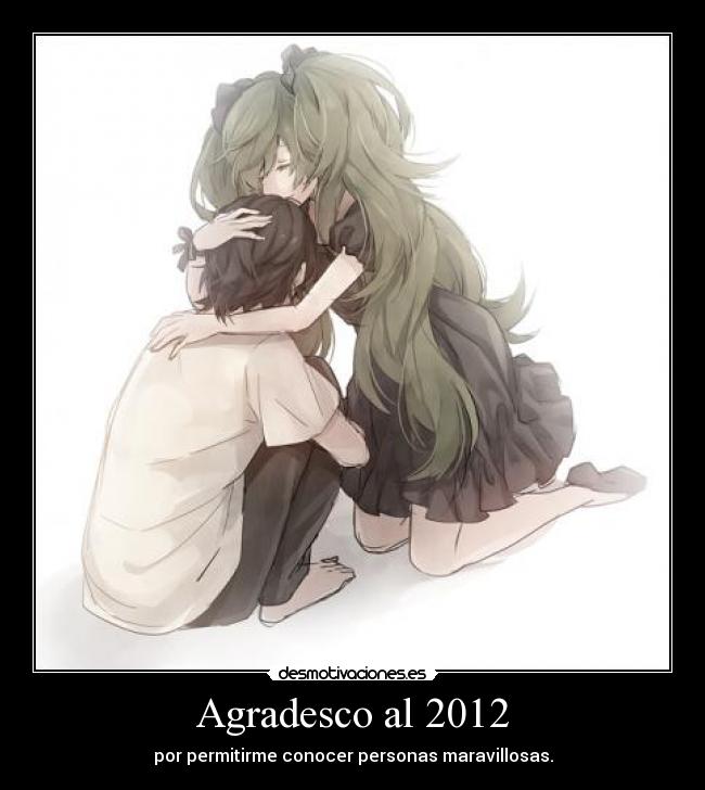 Agradesco al 2012 - 
