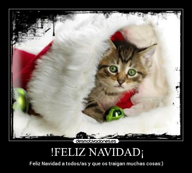 !FELIZ NAVIDAD¡ - Feliz Navidad a todos/as y que os traigan muchas cosas:)