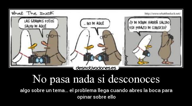 carteles what the duck desmotivaciones