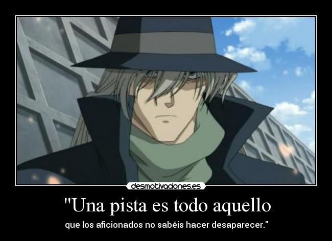 Una pista es todo aquello -