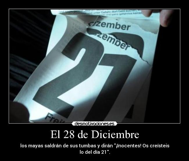 El 28 de Diciembre -