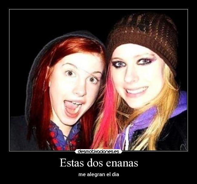 Estas dos enanas - me alegran el dia