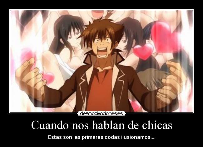 Cuando nos hablan de chicas - Estas son las primeras codas ilusionamos....