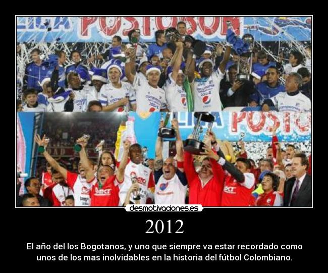 carteles santa millonarios campeon bogota futbol desmotivaciones