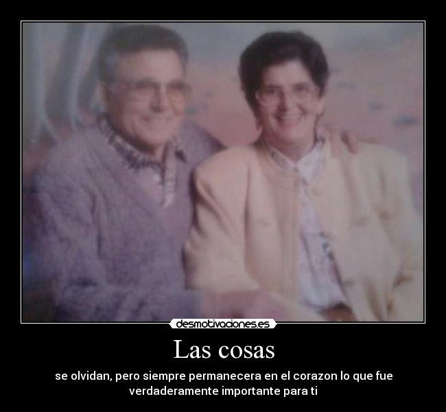 Las cosas -