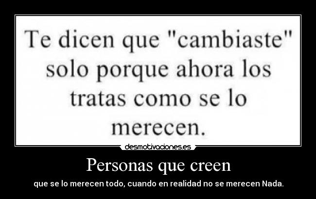 Personas que creen -
