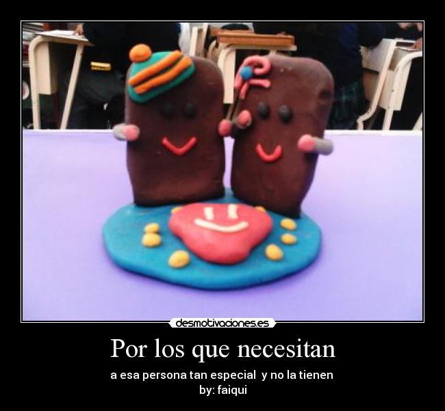 Por los que necesitan -