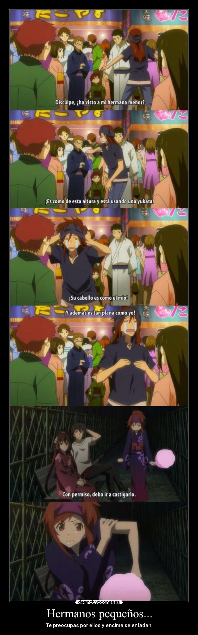 Hermanos pequeños... -