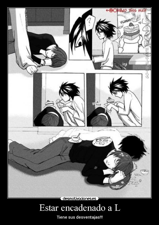 Estar encadenado a L -