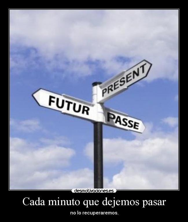carteles tiempo perdido desmotivaciones