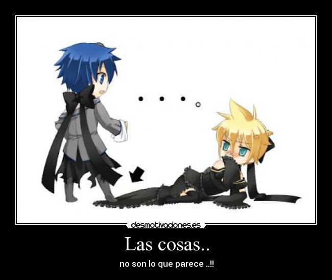 Las cosas.. -