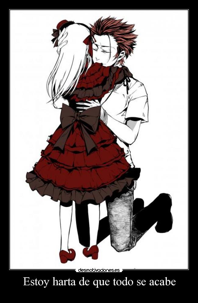 Estoy harta de que todo se acabe -