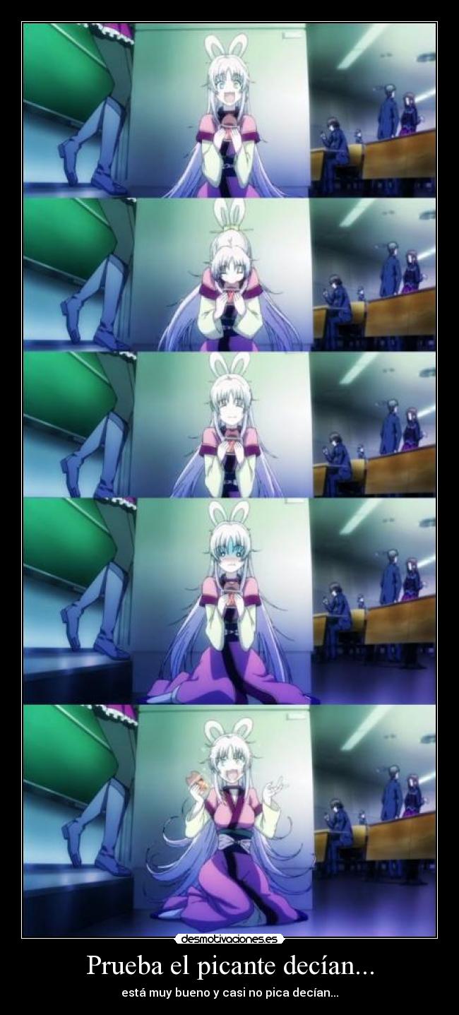 Prueba el picante decían... - está muy bueno y casi no pica decían...