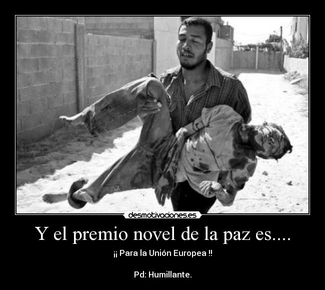 Y el premio novel de la paz es.... - 