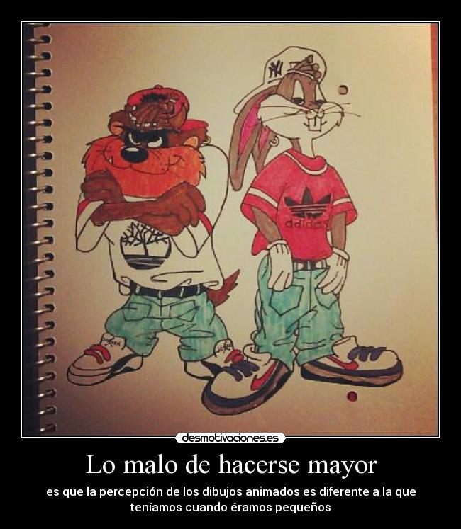 Lo malo de hacerse mayor -