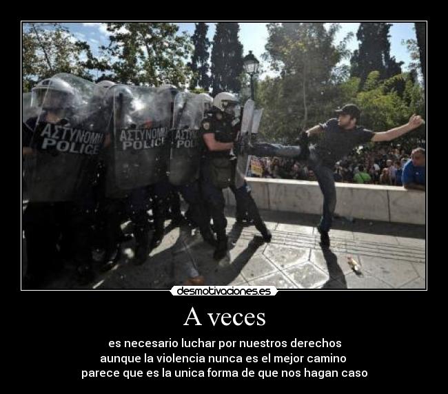 A veces -