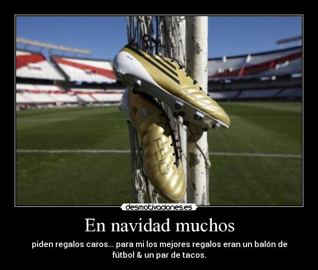 carteles navidad simplemente amo futbol desmotivaciones
